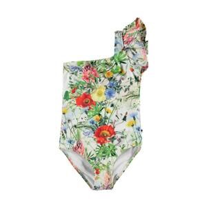 NEW MOLO girl's nitt swimsuit in meadow